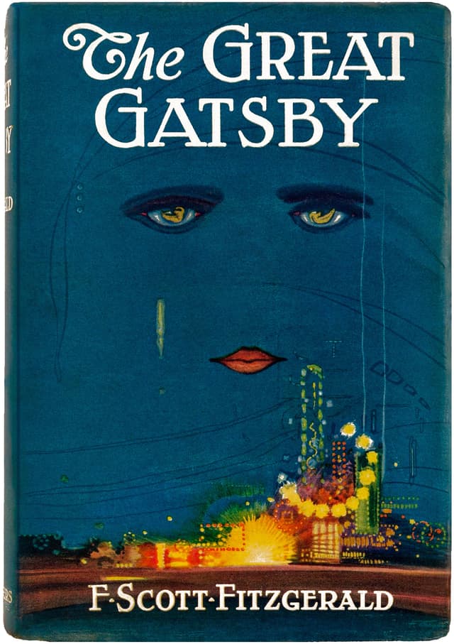 The Great Gatsby first-edition book cover