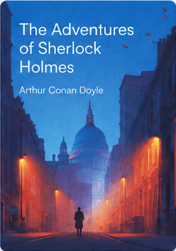 The Adventures of Sherlock Holmes book cover