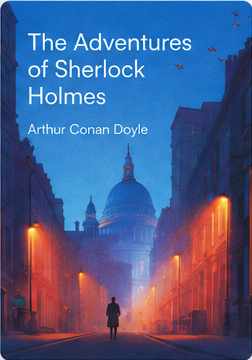The Adventures of Sherlock Holmes book cover